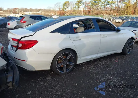 2021 Honda Accord Lx z USA, uszkodzony, nr VIN 1HGCV1F16MA038967